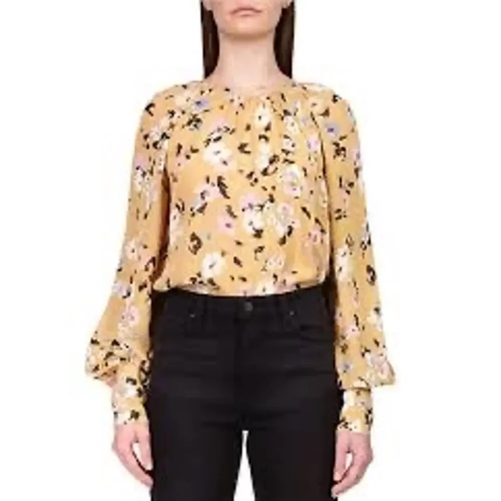 Sanctuary Women's Sheer‎ Floral Blouse Size Small
